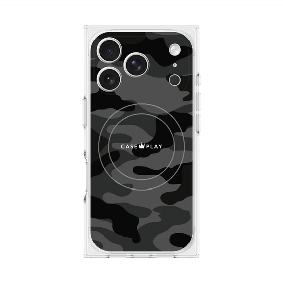 Premium Square Case with MagSafe［ Camouflage - Black ］