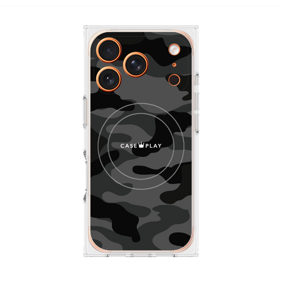 Premium Square Case with MagSafe［ Camouflage - Black ］