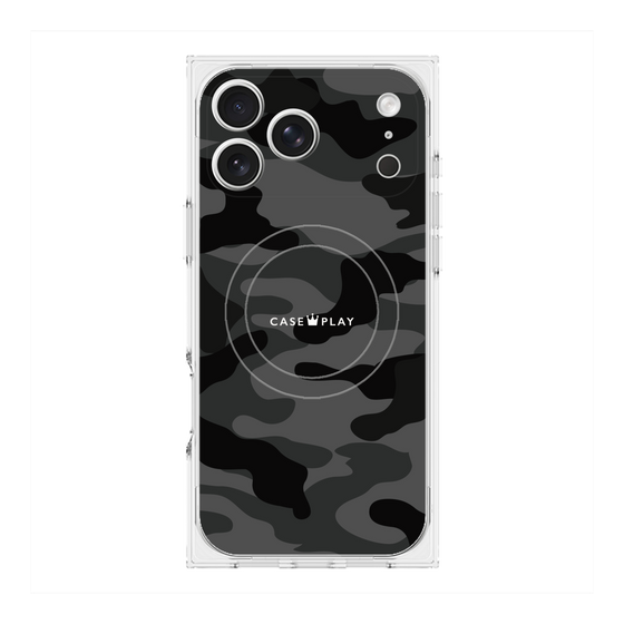 Premium Square Case with MagSafe［ Camouflage - Black ］