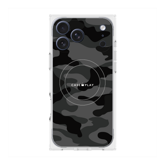 Premium Square Case with MagSafe［ Camouflage - Black ］
