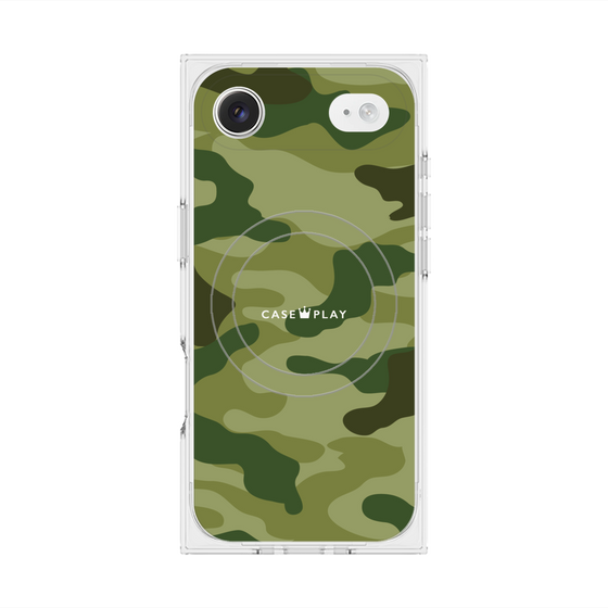 Premium Square Case with MagSafe［ Camouflage - Green ］