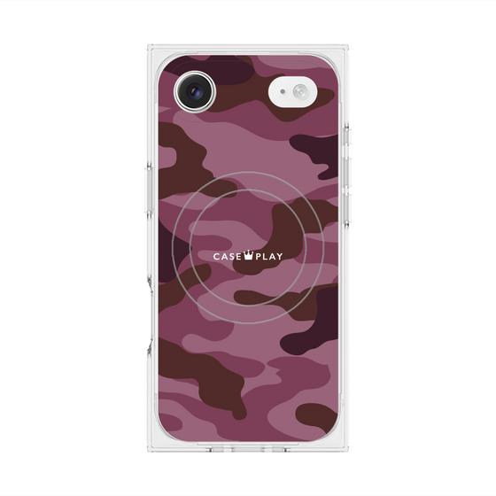 Premium Square Case with MagSafe［ Camouflage - Pink ］