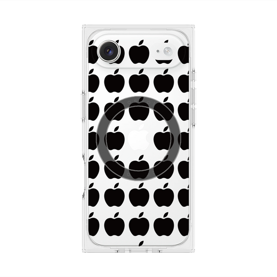 Premium Square Case with MagSafe［ Apple - Black ］