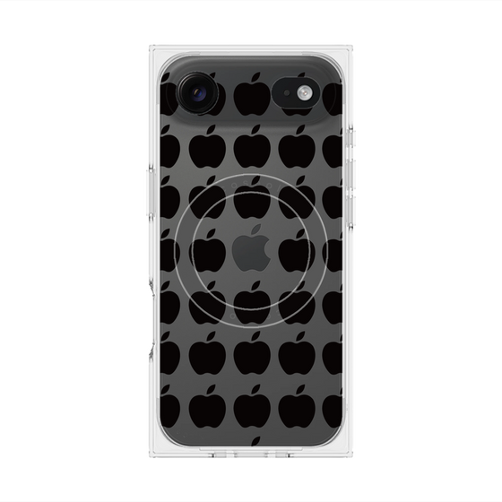 Premium Square Case with MagSafe［ Apple - Black ］