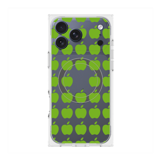 Premium Square Case with MagSafe［ Apple - Green ］