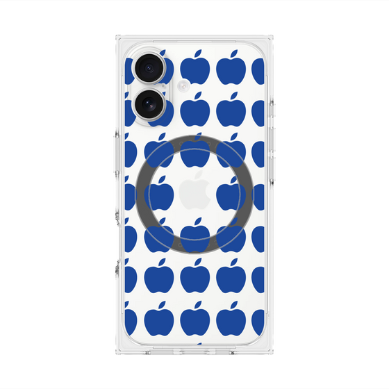 Premium Square Case with MagSafe［ Apple - Blue ］