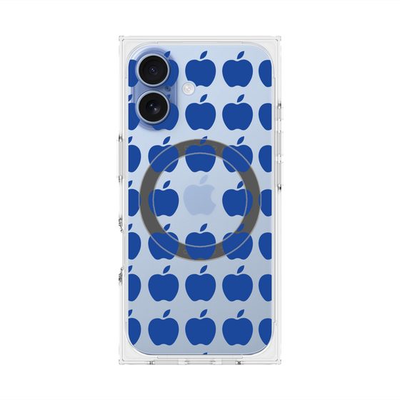 Premium Square Case with MagSafe［ Apple - Blue ］