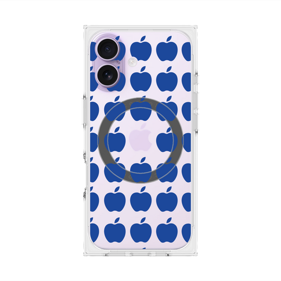 Premium Square Case with MagSafe［ Apple - Blue ］