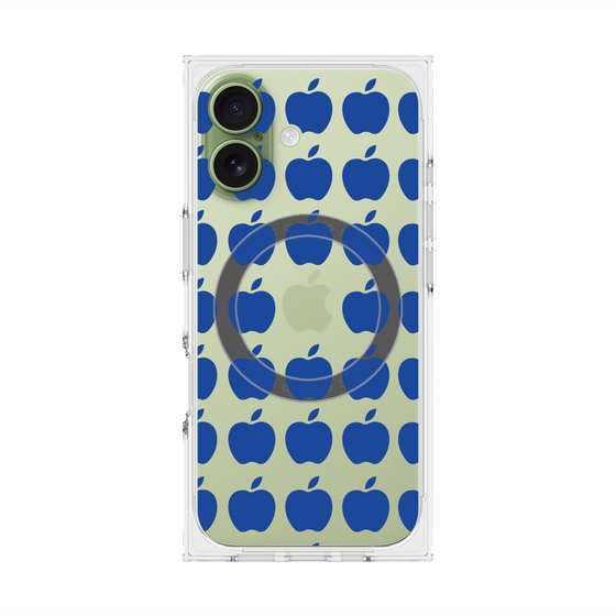 Premium Square Case with MagSafe［ Apple - Blue ］