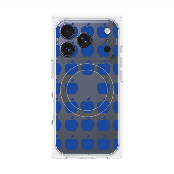 Premium Square Case with MagSafe［ Apple - Blue ］