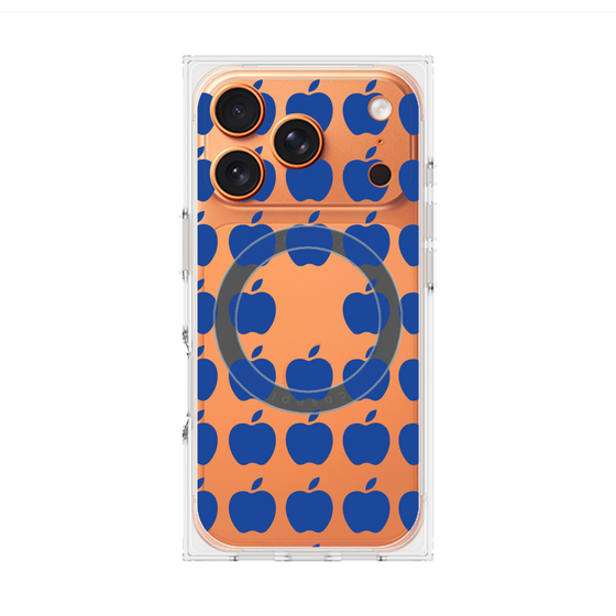 Premium Square Case with MagSafe［ Apple - Blue ］