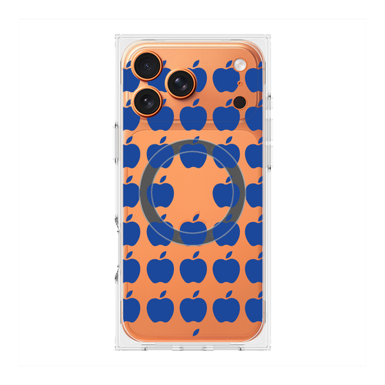 Premium Square Case with MagSafe［ Apple - Blue ］