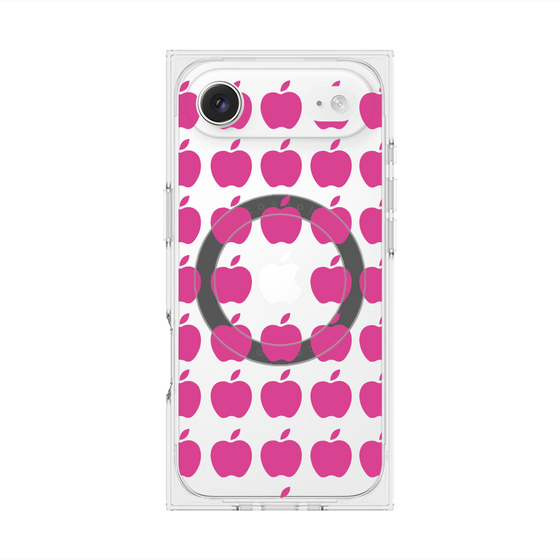 Premium Square Case with MagSafe［ Apple - Pink ］