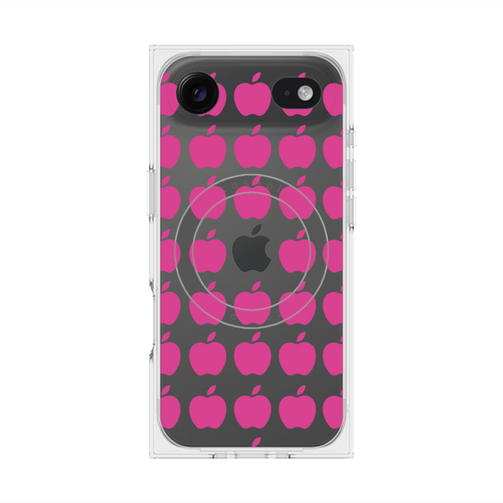 Premium Square Case with MagSafe［ Apple - Pink ］