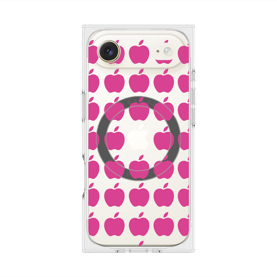 Premium Square Case with MagSafe［ Apple - Pink ］