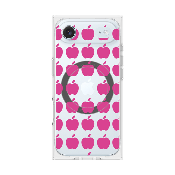 Premium Square Case with MagSafe［ Apple - Pink ］