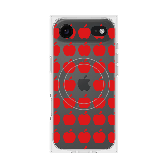 Premium Square Case with MagSafe［ Apple - Red ］