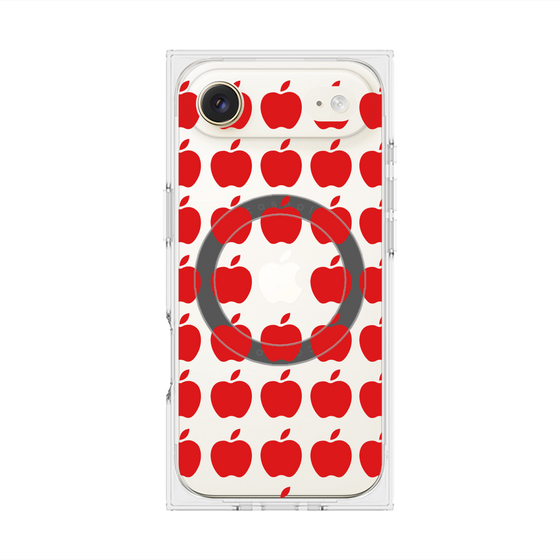 Premium Square Case with MagSafe［ Apple - Red ］