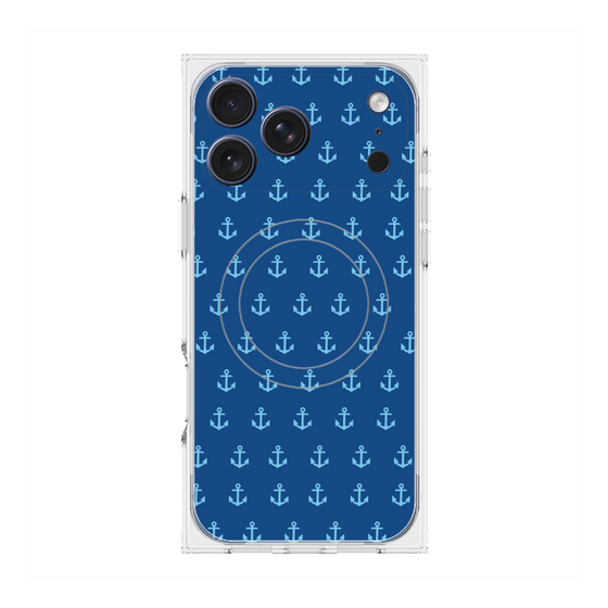 Premium Square Case with MagSafe［ Anchor - Blue ］