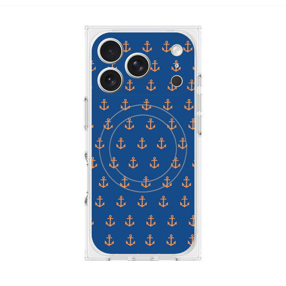 Premium Square Case with MagSafe［ Anchor - Orange ］