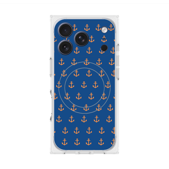 Premium Square Case with MagSafe［ Anchor - Orange ］