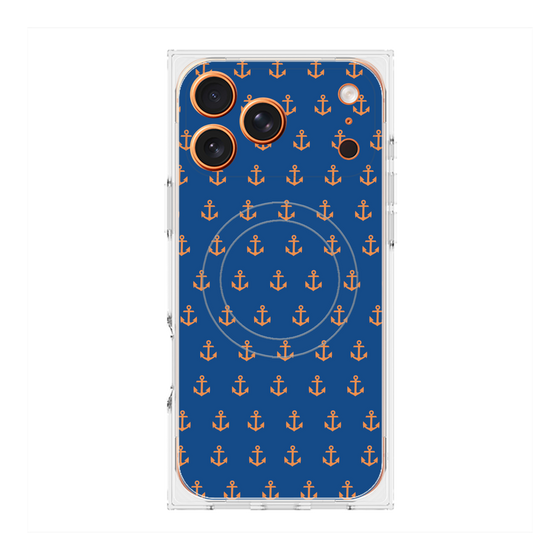 Premium Square Case with MagSafe［ Anchor - Orange ］