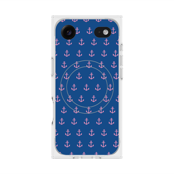 Premium Square Case with MagSafe［ Anchor - Pink ］