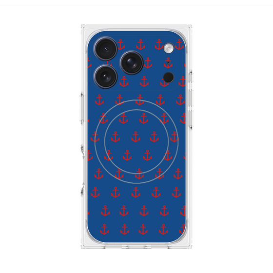 Premium Square Case with MagSafe［ Anchor - Red ］