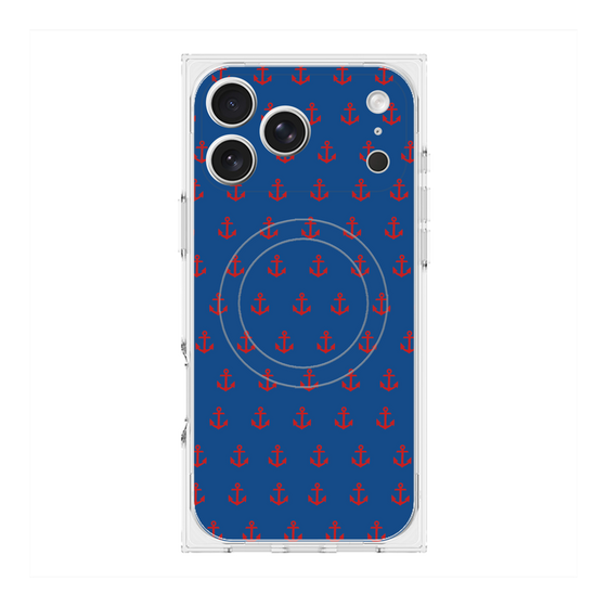 Premium Square Case with MagSafe［ Anchor - Red ］