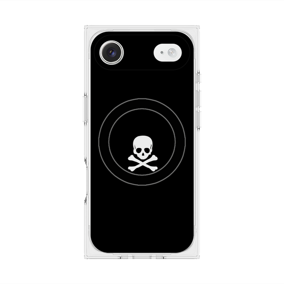 Premium Square Case with MagSafe［ Skull - Black ］