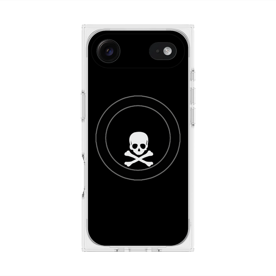 Premium Square Case with MagSafe［ Skull - Black ］