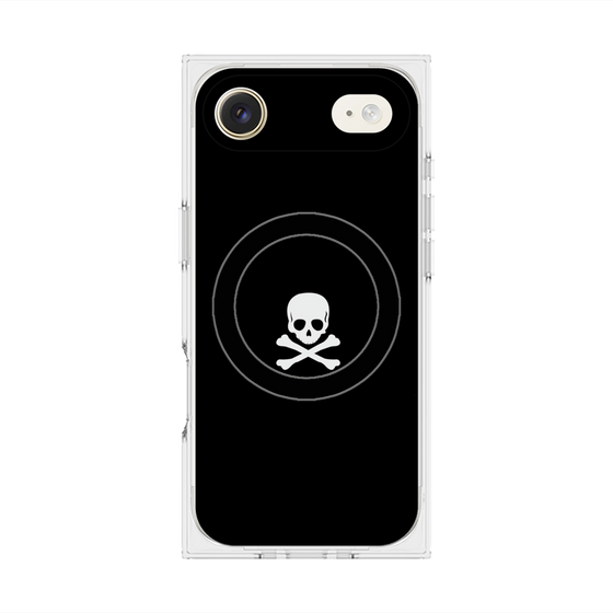Premium Square Case with MagSafe［ Skull - Black ］