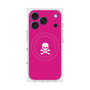 Premium Square Case with MagSafe［ Skull - Pink ］