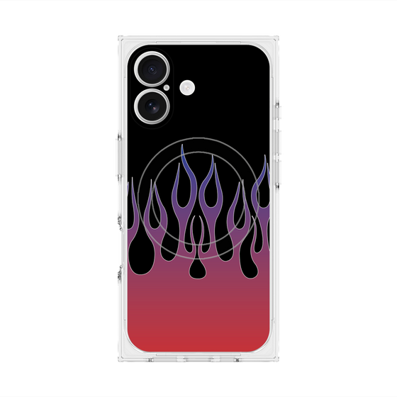 Premium Square Case with MagSafe［ Flame - Red ］