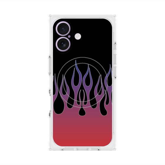 Premium Square Case with MagSafe［ Flame - Red ］