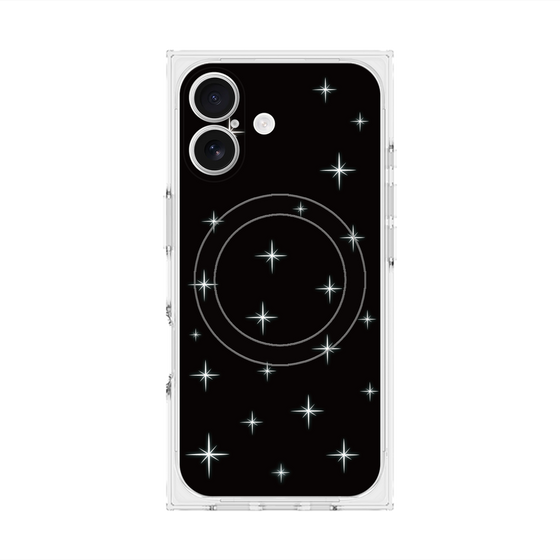 Premium Square Case with MagSafe［ Glitter - Black ］