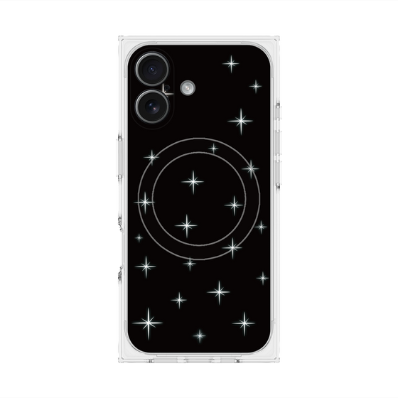 Premium Square Case with MagSafe［ Glitter - Black ］