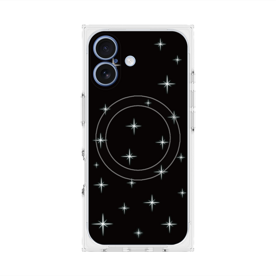 Premium Square Case with MagSafe［ Glitter - Black ］