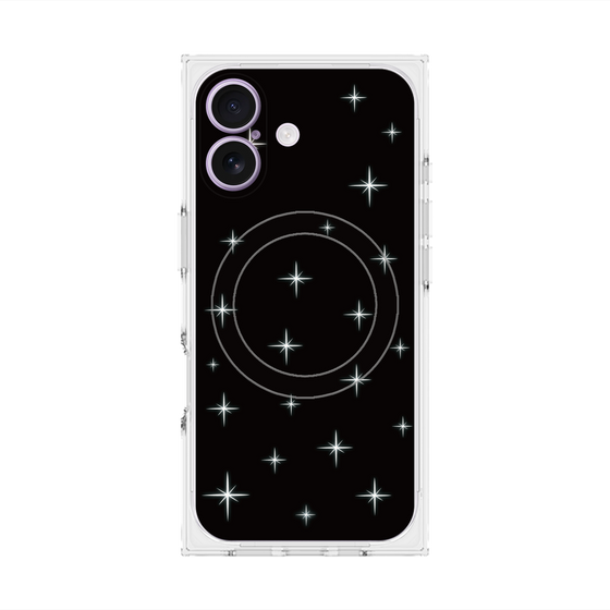 Premium Square Case with MagSafe［ Glitter - Black ］