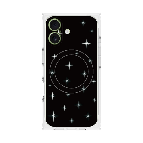 Premium Square Case with MagSafe［ Glitter - Black ］