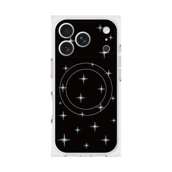 Premium Square Case with MagSafe［ Glitter - Black ］