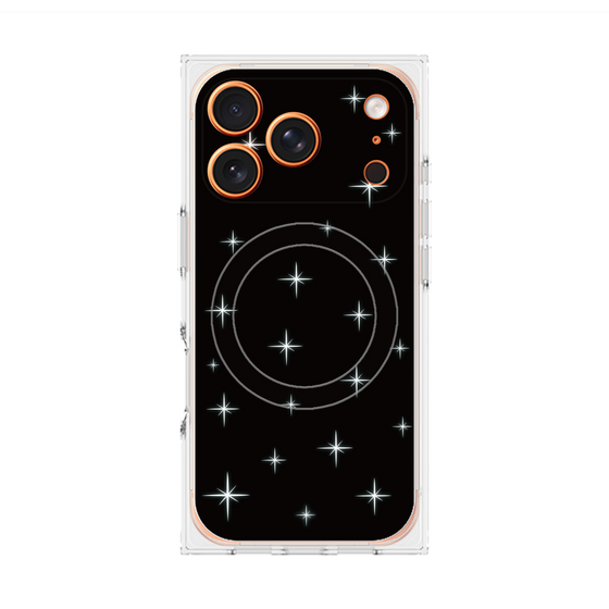 Premium Square Case with MagSafe［ Glitter - Black ］