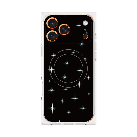 Premium Square Case with MagSafe［ Glitter - Black ］