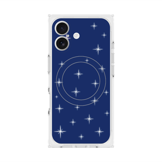 Premium Square Case with MagSafe［ Glitter - Blue ］