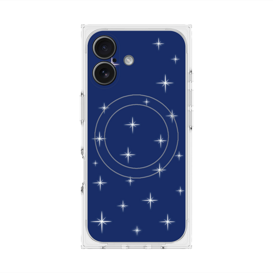 Premium Square Case with MagSafe［ Glitter - Blue ］