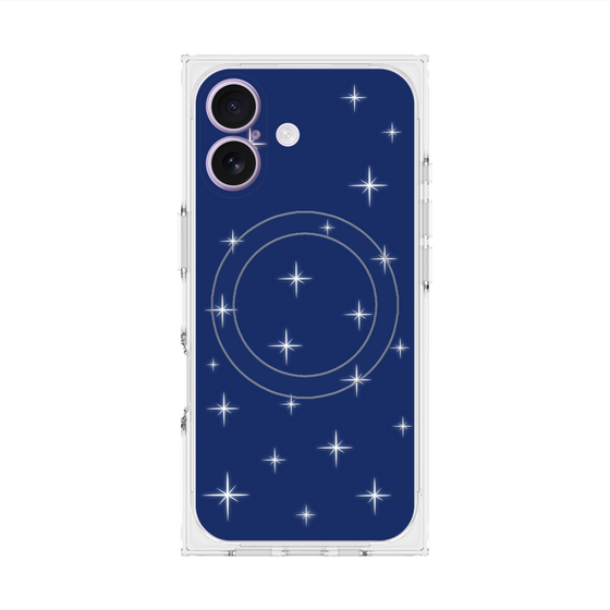 Premium Square Case with MagSafe［ Glitter - Blue ］