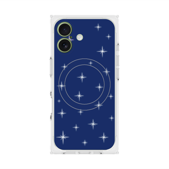 Premium Square Case with MagSafe［ Glitter - Blue ］