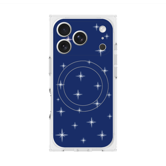 Premium Square Case with MagSafe［ Glitter - Blue ］