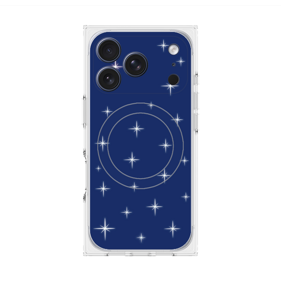 Premium Square Case with MagSafe［ Glitter - Blue ］