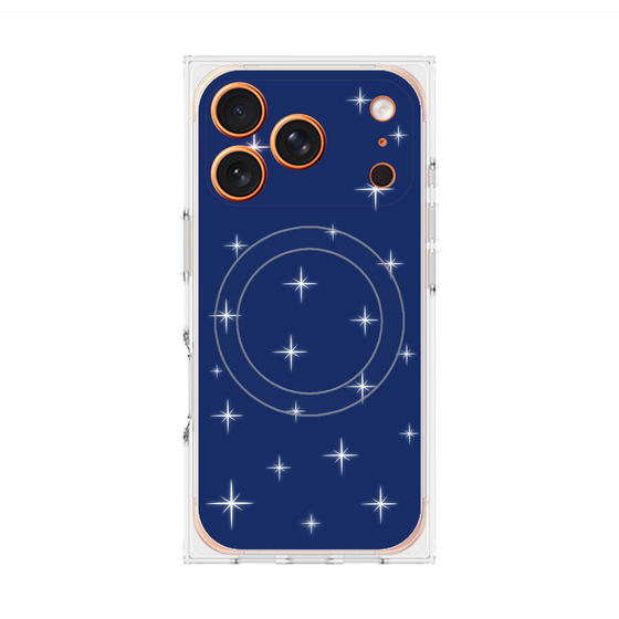 Premium Square Case with MagSafe［ Glitter - Blue ］